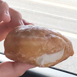 Donut Shop - Cream filled glazed donut