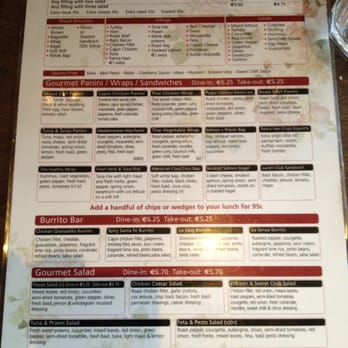 Lunch! - Menu - Cafes Near Me - Dublin, D