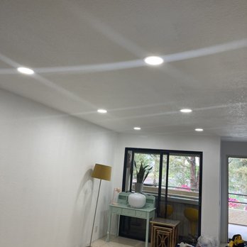 Hernandez Electric - Added recessed lighting on a dimmer switch. Did this without attic access. - Electricians Near Me Hernandez Electric - Added recessed lighting on a dimmer switch. Did this without attic access. - Electricians Near Me