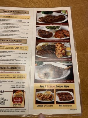 Menu photo 2 Texas Roadhouse Oxford, AL