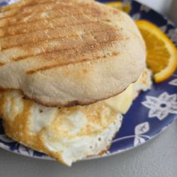 Latte Love Coffee House - Breakfast sandwich is large. (choose bagel, croissant, wrap, etc)