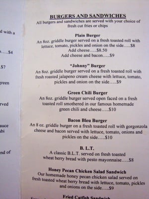 Menu photo 8 Frank & Lola's Bartlesville, OK
