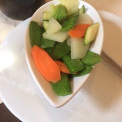 Restaurant Burgdorfer Golfclub - Hauptgang 1: Gemüse statt Bratkartoffeln (so wegen böser Kohlenhydrate und so *g*)