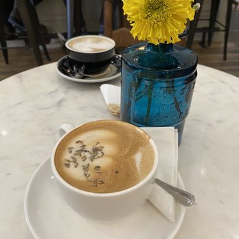 Hudson Roastery - Purple rain latte - Coffee Roasteries Near Me - Hudson, New York