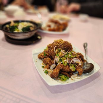 Good Luck Kitchen 粤唯鮮 - ate of food on a table - Cantonese Near Me - Flushing, New York