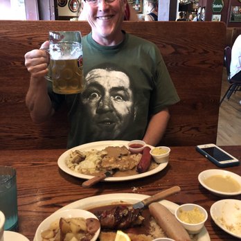 Essen Haus - A sampler of their food. Great when you can't decide. - German Near Me - Madison, Wisconsin