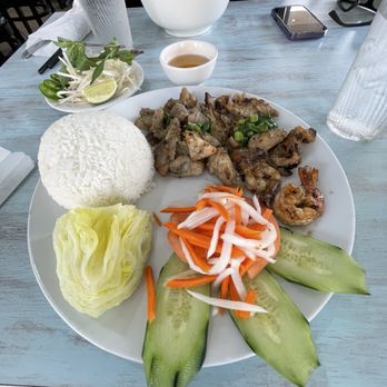 Pho Basil  - Chicken, shrimp, and rice - Vietnamese Near Me - Elk Grove, California