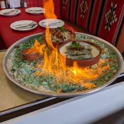 Alhalabi Restaurant - Shekh Al-Mahshi - their presentation is epic!