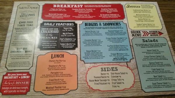 Menu photo 4 The Twisted Apron Windsor, ON