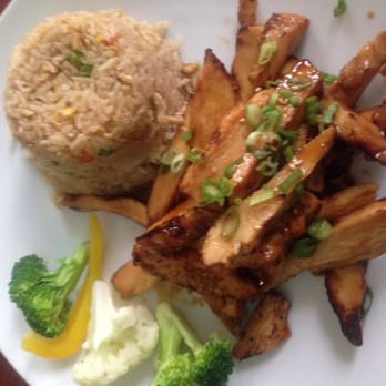 Sushi Katana - Teriyaki chicken with fried rice & veggies - Sushi Bars Near Me - Orlando, Florida