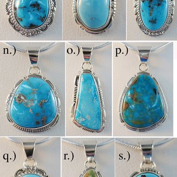 Sewell's Indian Arts - Navajo Turquoise Pendants - Jewelry Near Me - Scottsdale, Arizona Sewell's Indian Arts - Navajo Turquoise Pendants - Jewelry Near Me - Scottsdale, Arizona