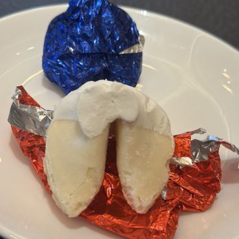 Panda Inn - Fortune cookies dipped in white chocolate - Chinese Near Me - Pasadena, California Panda Inn - Fortune cookies dipped in white chocolate - Chinese Near Me - Pasadena, California