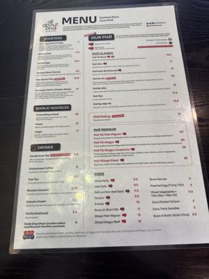 Menu photo 2 All About Pho Fullerton, CA