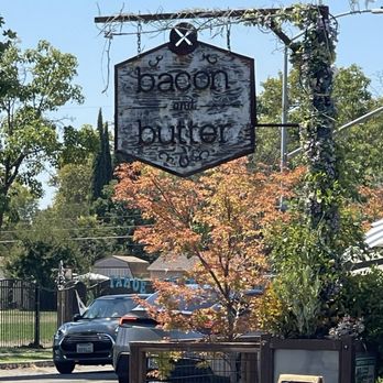 Bacon & Butter - Sign towards the street - Breakfast & Brunch Near Me - Sacramento, California Bacon & Butter - Sign towards the street - Breakfast & Brunch Near Me - Sacramento, California