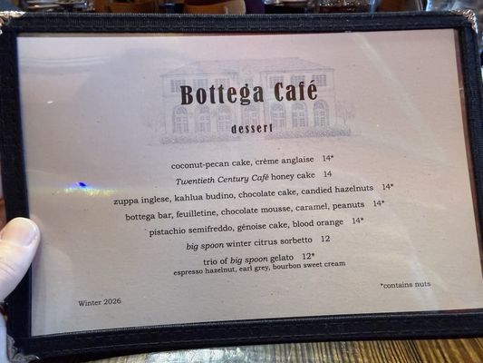 Menu photo 1 Bottega Cafe Birmingham, AL