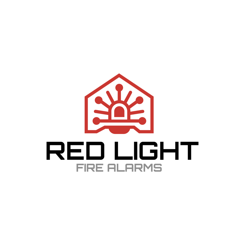 Slide of Red Light Fire Alarms