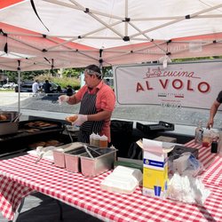 Fresh Farm Market - Making eggplant Parma sandwich @Al Volo