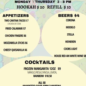 La Cantina Heights - Happy hour menu - New American Near Me - New York, New York