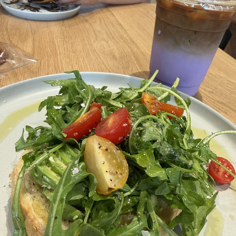 Avocado Toast and Uala Latte