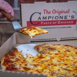 Campione's Taste of Chicago - Thin crust pizza. Chicago style tavern pizza. The best pizza in Sumner county