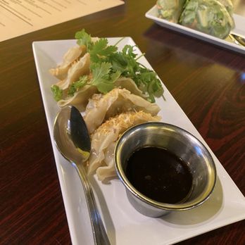 Tuptim Thai Restaurant - Pork Potstickers (steamed) - Thai Near Me - Wichita, Kansas Tuptim Thai Restaurant - Pork Potstickers (steamed) - Thai Near Me - Wichita, Kansas