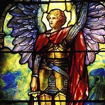 Saint Peter's Chapel Mare Island - Tiffany Stained Glass window - Wedding Chapels Near Me - Vallejo, California