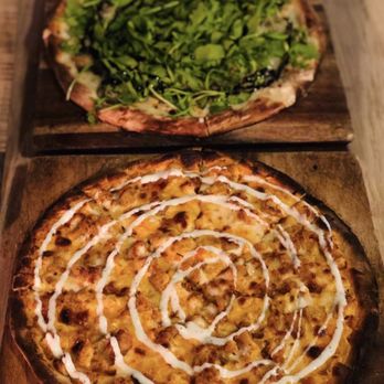B2 Bistro + Bar - Pizza- buffalo and mushroom - Cocktail Bars Near Me - Red Bank, New Jersey