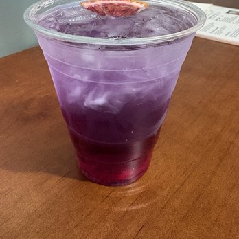 The Rooted Cup - Purple people eater drink I believe it was called. It was light but refreshing - Cafes Near Me - Lancaster, New York The Rooted Cup - Purple people eater drink I believe it was called. It was light but refreshing - Cafes Near Me - Lancaster, New York