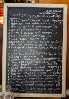 Menu photo 3 Le Bistrot d'Henri Paris, 75 Menu photo 3 Le Bistrot d'Henri Paris, 75