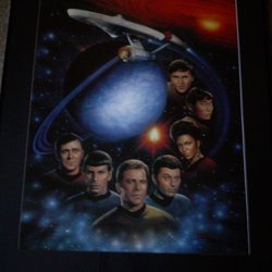 Rosselli Fine Art Gallery And Picture Framing - Strar Trek Limited edtion Lithographs Signed & # artist&actor