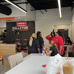 Dunkin' - Curse words arguing about who works harder.