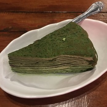 Friends Ramen - Green tea crepes cake, it's no Lady M but decent - Ramen Near Me - Chicago, Illinois