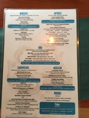 Menu photo 7 Ocracoke Oyster Company Ocracoke, NC
