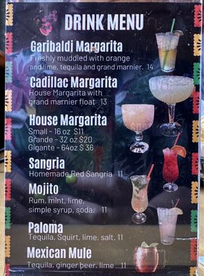 Menu photo 2 Plaza Garibaldi Seattle, WA