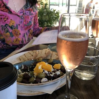Epping's on Eastside - Warm marinated olives and feta with bread- perfect starter! - Bars Near Me - Lexington, Kentucky