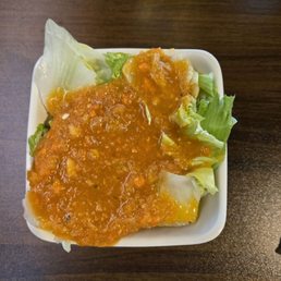 Ginger dressed salad