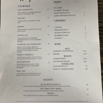 Añejo - Menu (front) - Mexican Near Me - Lawrenceville, Georgia Añejo - Menu (front) - Mexican Near Me - Lawrenceville, Georgia