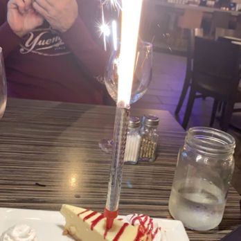 Flavio Restaurant DC - Birthday cheesecake - Italian Near Me - Washington, DC, District of Columbia