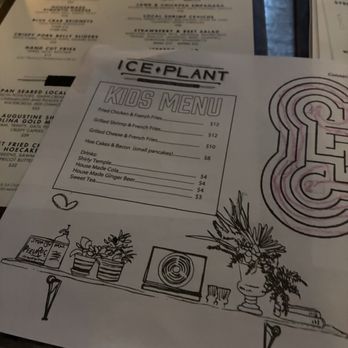 The Ice Plant - Kids menu - Cocktail Bars Near Me - St. Augustine, Florida The Ice Plant - Kids menu - Cocktail Bars Near Me - St. Augustine, Florida