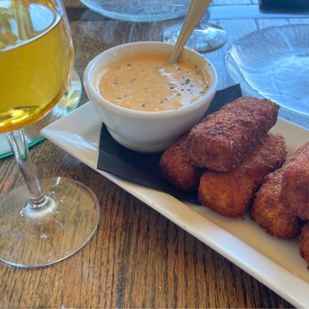Wolf Mountain Vineyards - OMG!! So good! Logan Turnpike Grit Fries, Pimento Cheese Bechamel - Wineries Near Me - Dahlonega, Georgia Wolf Mountain Vineyards - OMG!! So good! Logan Turnpike Grit Fries, Pimento Cheese Bechamel - Wineries Near Me - Dahlonega, Georgia