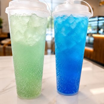 Melt n Drizzle - Sunrise booster and blue coco booster - Desserts Near Me - Mobile, Alabama Melt n Drizzle - Sunrise booster and blue coco booster - Desserts Near Me - Mobile, Alabama