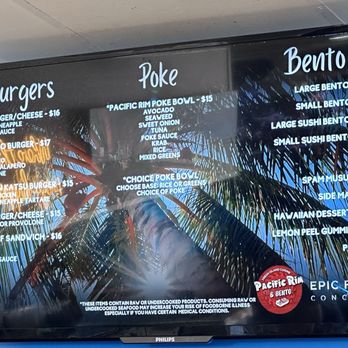 Pacific Rim and Sushi - Menu - Poke Near Me - Mesa, Arizona Pacific Rim and Sushi - Menu - Poke Near Me - Mesa, Arizona