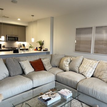 Macy's Furniture Gallery - Sectional of our dreams! We customized this to a cream-colored corduroy. - Furniture Stores Near Me - Redmond, Washington