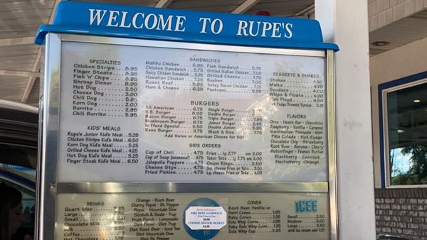 Menu photo 2 Rupe's Burgers Blackfoot, ID Menu photo 2 Rupe's Burgers Blackfoot, ID