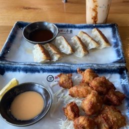 13. Chicken Kara-Age 6. Six Pieces Gyoza