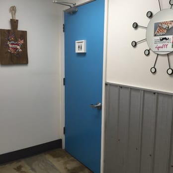 Mary's Cafe - Cute and tidy bathroom down the hall. - Coffee & Tea Near Me - Austin, Texas