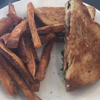 Sweet Basil's Cafe - Brie grilled cheese with arugula and pear chutney! - New American Near Me - Livingston, New Jersey Sweet Basil's Cafe - Brie grilled cheese with arugula and pear chutney! - New American Near Me - Livingston, New Jersey