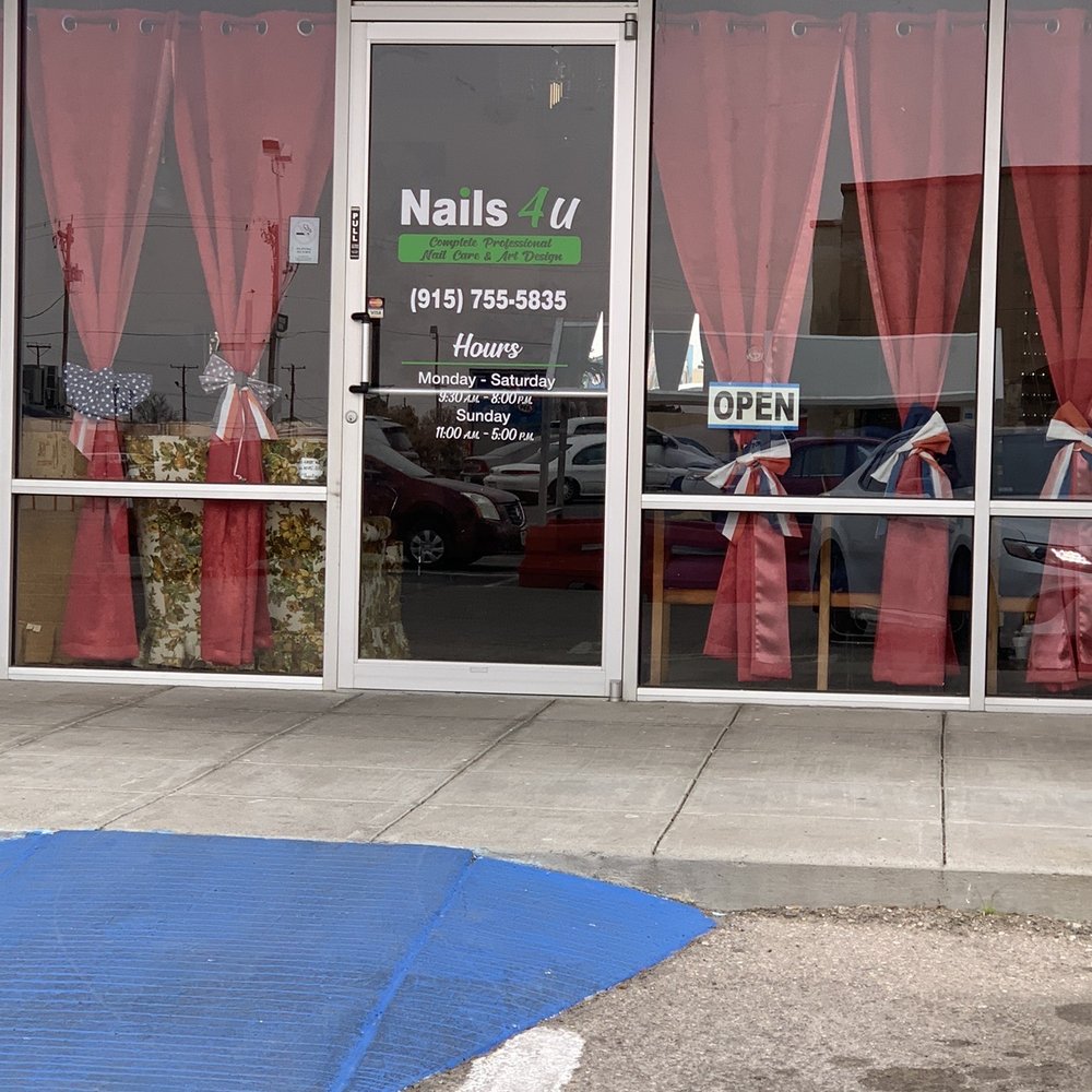 Nails 4 you - Entrance - Nail Salons Near Me - El Paso, Texas