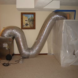 Homepro Restoration - Mold Containment Chamber in action in Rocville MD