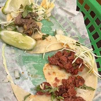 Dos Amigos Taqueria - Ate one taco, tasted the other 2. I just couldn't. - New Mexican Cuisine Near Me - Longview, Texas